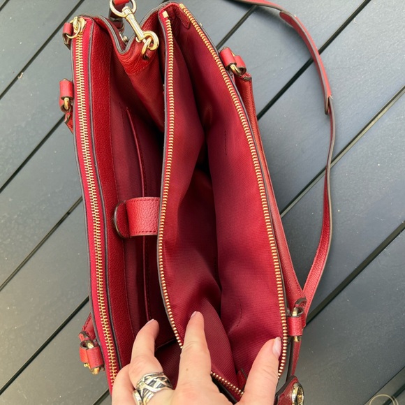 Red Coach Bag - Picture 5 of 7